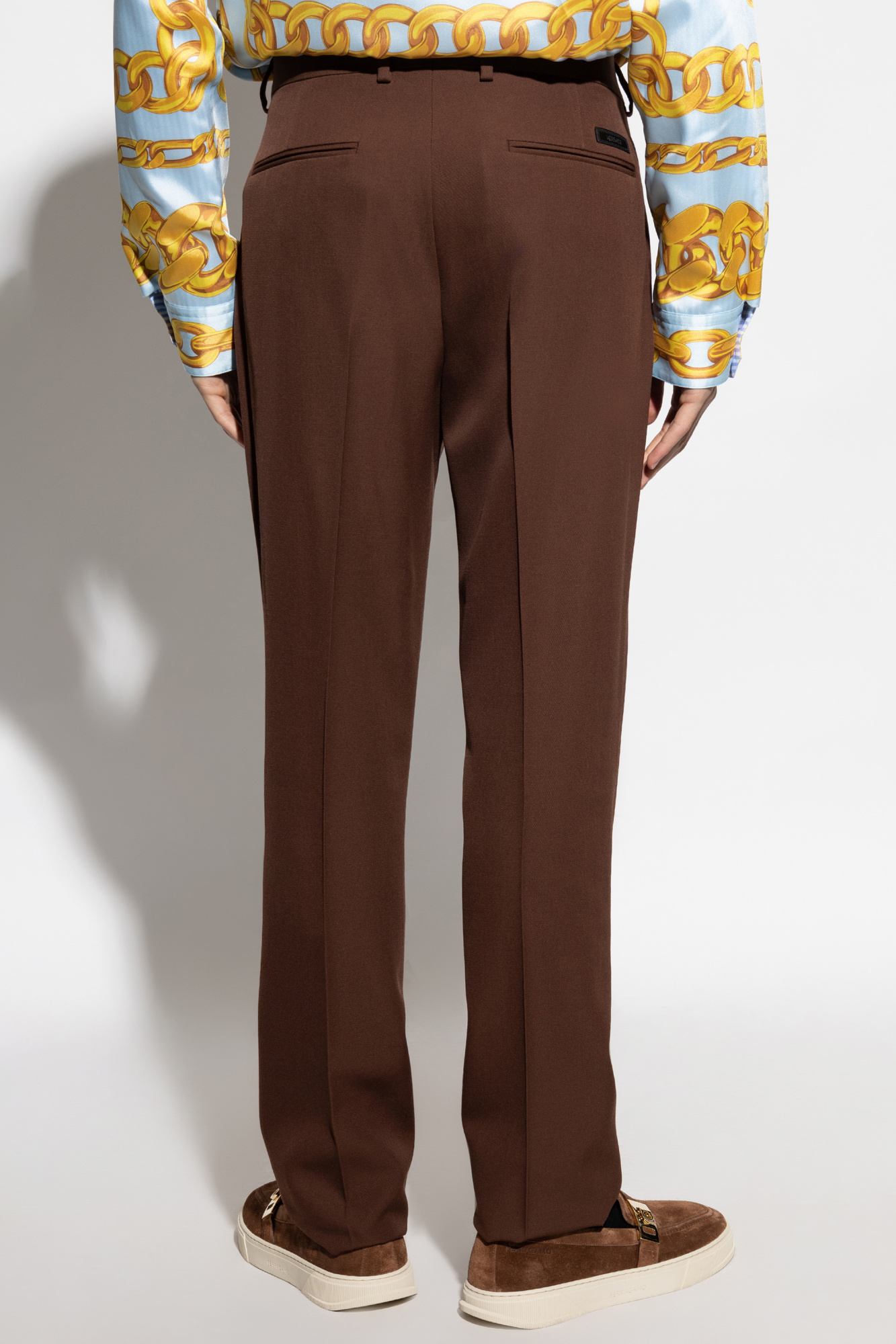 Versace Wool pants with crease | Men's Clothing | Vitkac